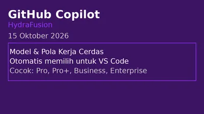 GitHub Copilot Rilis HydraFusion, AI Pilih Model Terbaik Otomatis di VS Code